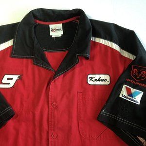 Chase Authentics Pit Crew button Shirt Kasey Kahne #9 Dodge Valvoline XXL